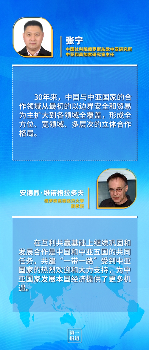 第一報道 | 建交三十年，習主席這樣評價與中亞五國關系