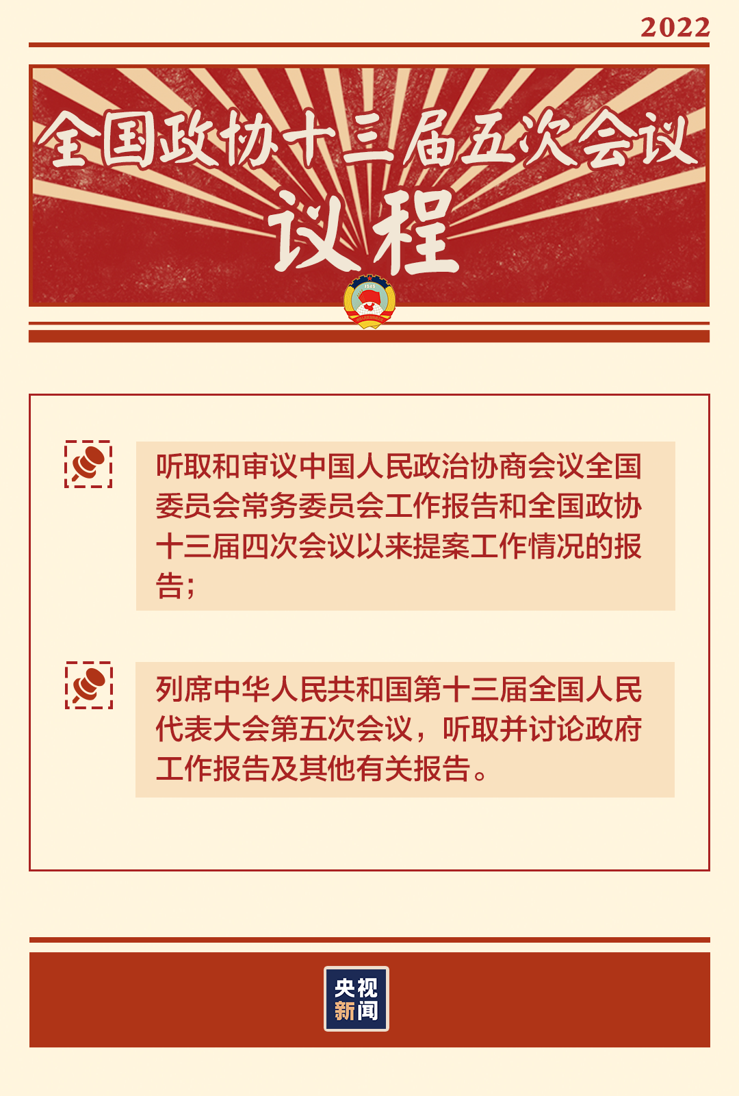 “兩會時間”即將開啟，這些要點提前看→