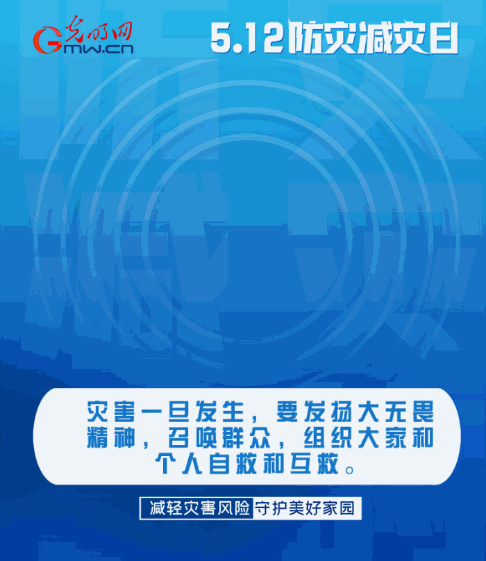 【動(dòng)態(tài)海報(bào)】減輕災(zāi)害風(fēng)險(xiǎn)，從這10個(gè)字開始
