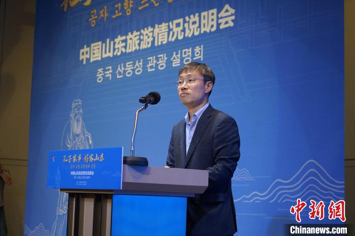 首爾市政府觀光體育局局長金英渙致辭?！⑿?攝