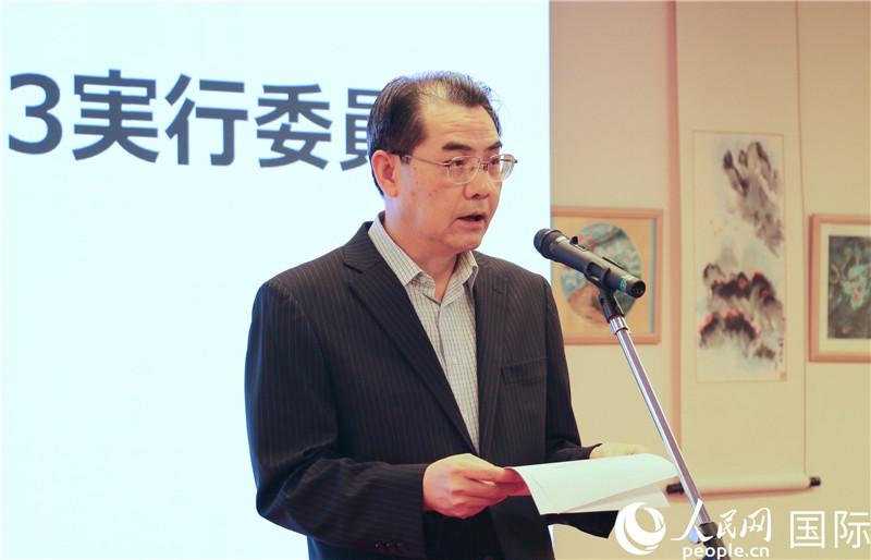 中國駐日本大使吳江浩致辭。人民網(wǎng) 許可攝
