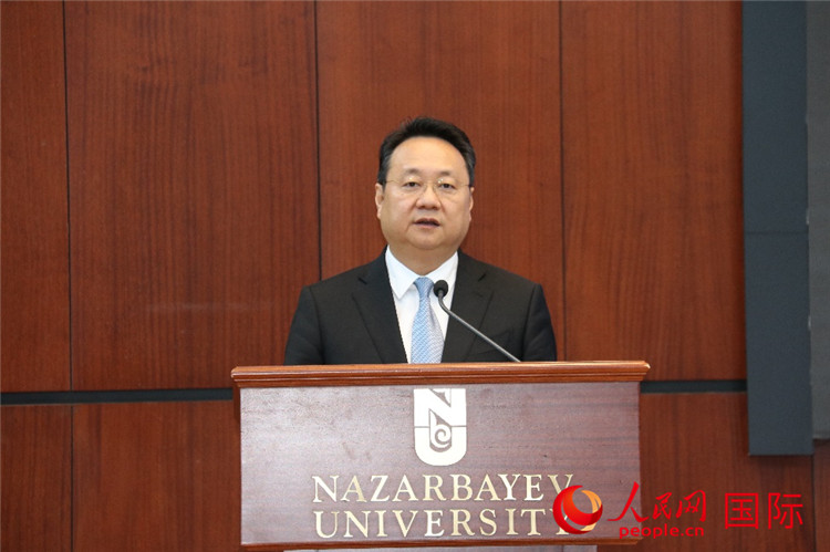 中共中央宣傳部副部長王綱致辭。人民網(wǎng)記者 李強(qiáng)攝