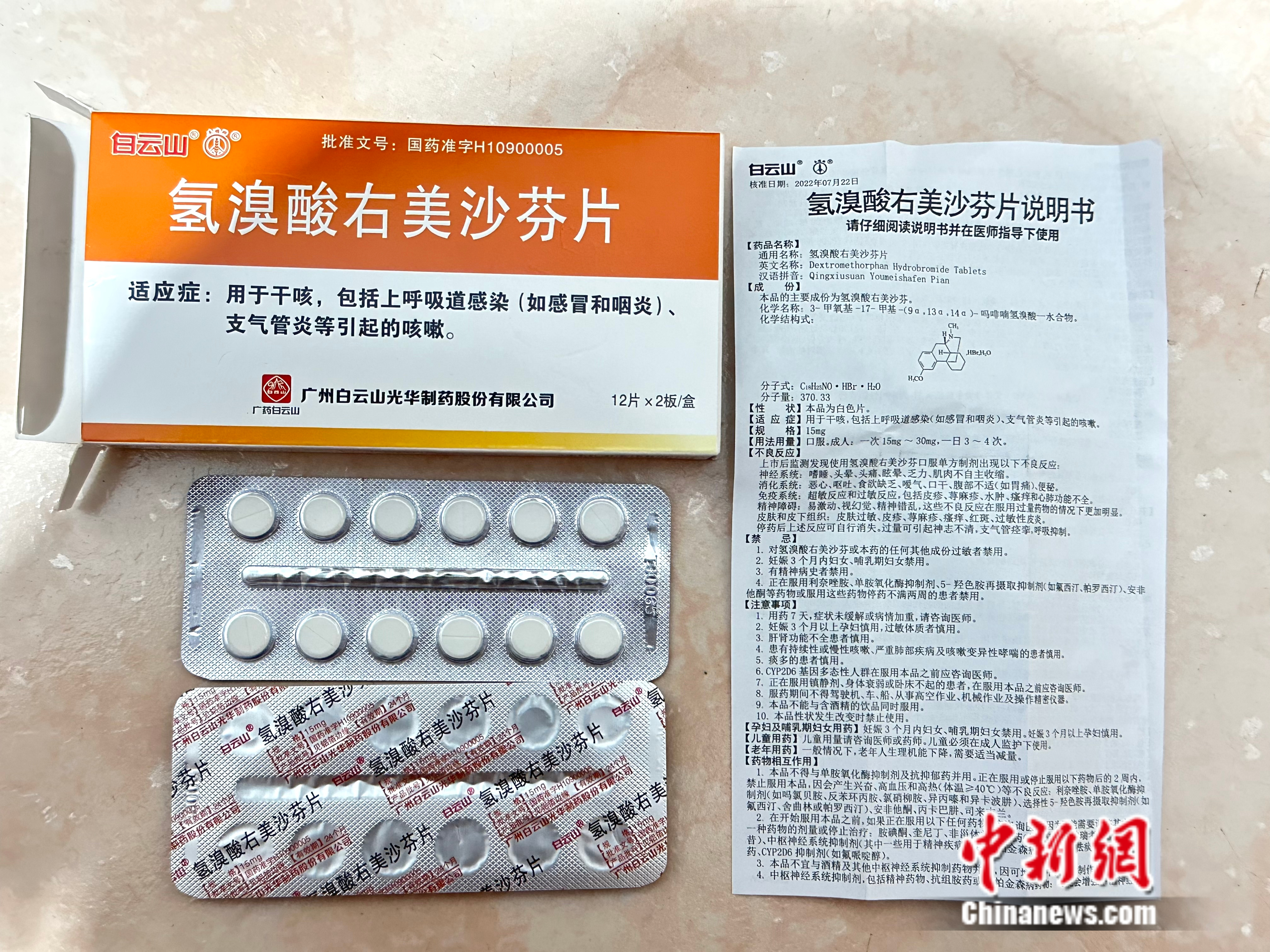 右美沙芬。受訪者供圖