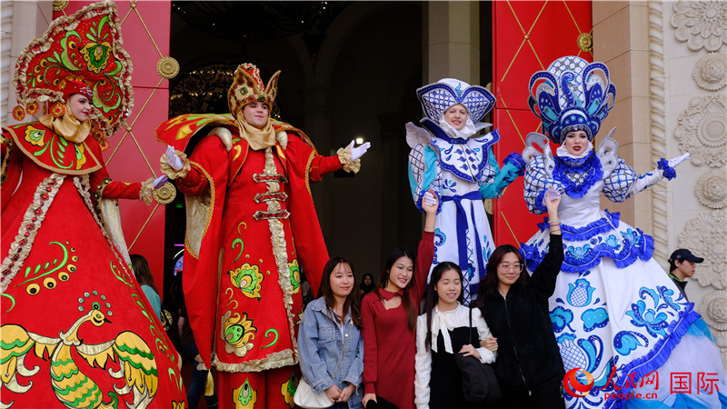 北京展覽館舉辦首屆俄羅斯“謝肉節(jié)”慶?；顒?dòng)。人民網(wǎng) 褚夢(mèng)琦攝