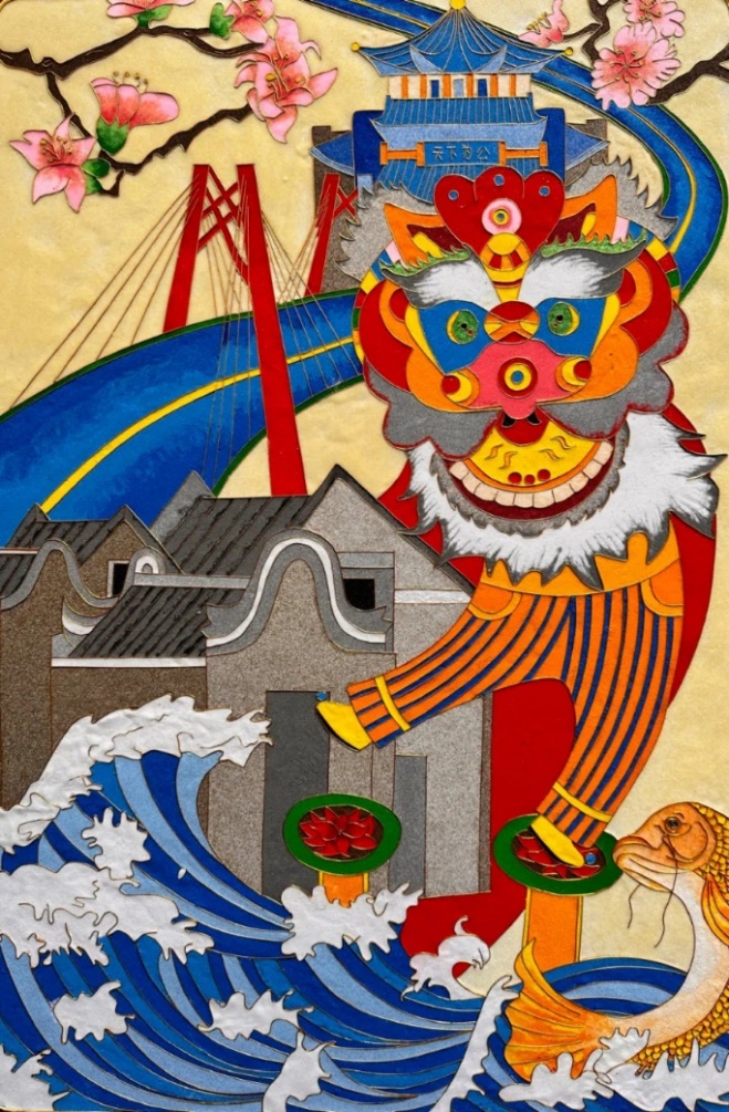 中小學(xué)生創(chuàng)新創(chuàng)意設(shè)計成果首次登上文博會。參展觀眾供圖