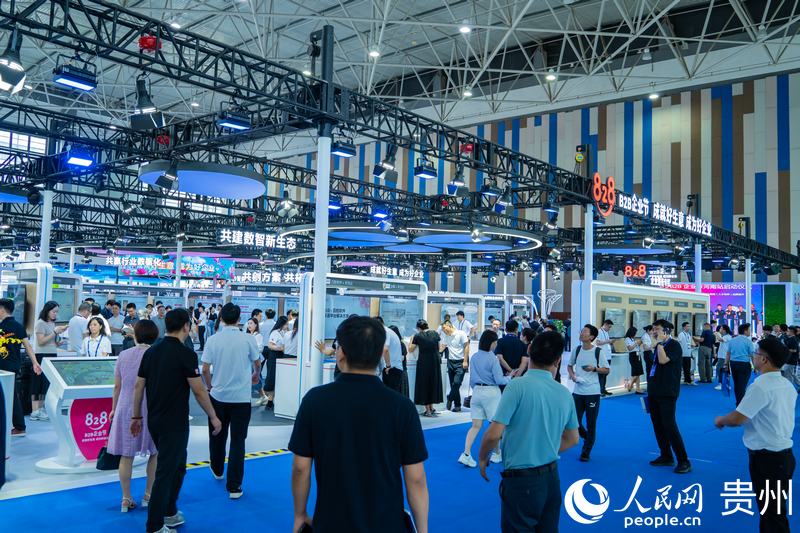 2、2024數(shù)博會(huì)共吸引400余家展商參展。人民網(wǎng) 陽(yáng)茜攝.jpg