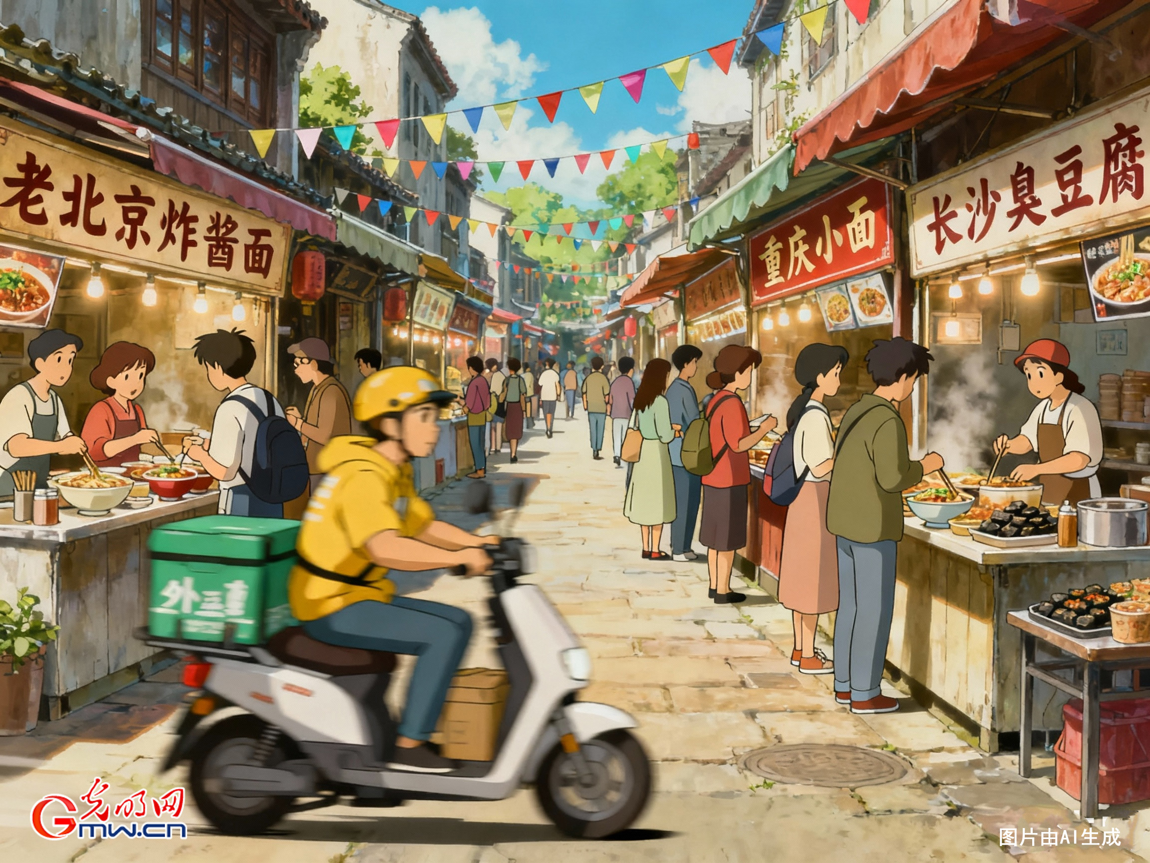 【光明漫評】國慶煙火氣，離不開勞動者的守護