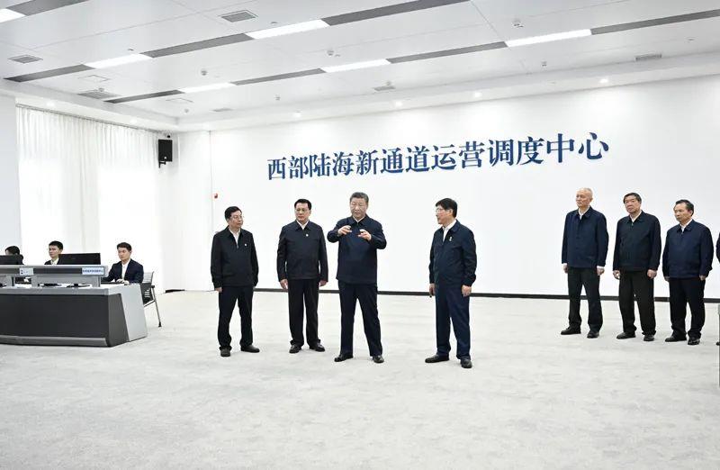時政微觀察丨再次考察西部陸海新通道，總書記提出新要求