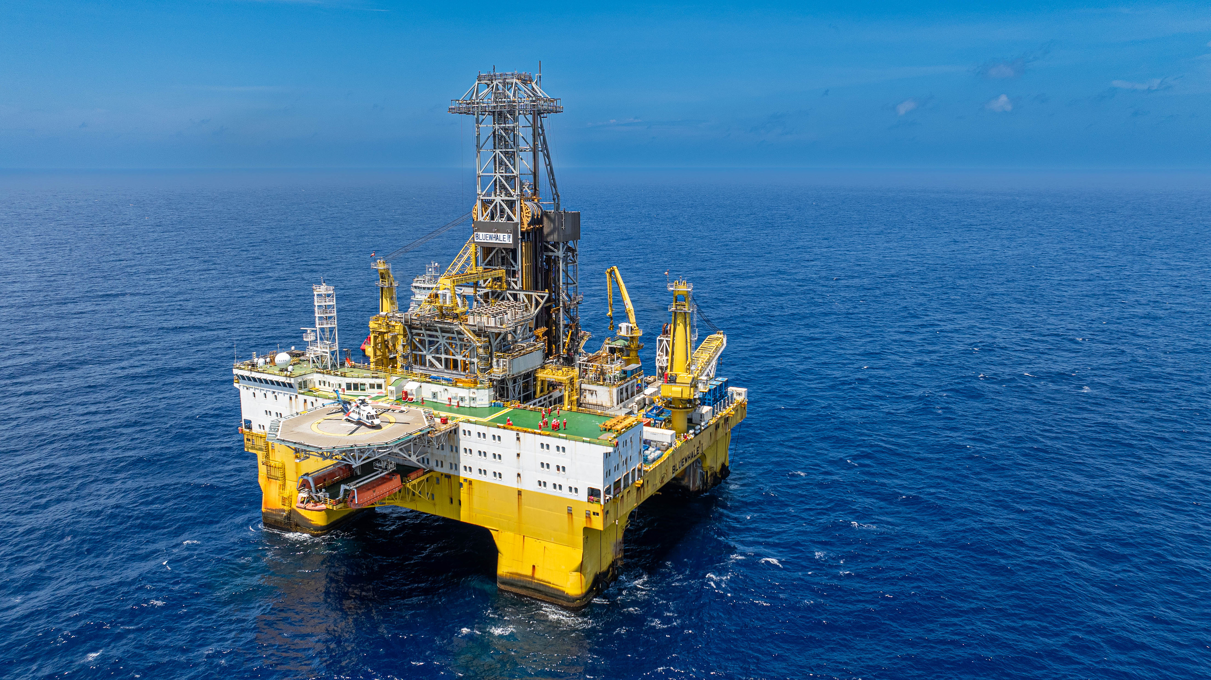 2024年8月17日，海南陵水，深海一號(hào)二期鉆井平臺(tái)。