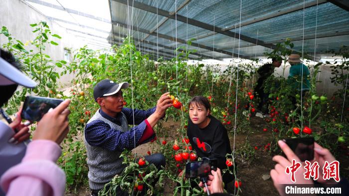 圖為群培(左)為青年職工進(jìn)行技術(shù)指導(dǎo)?！垈?攝