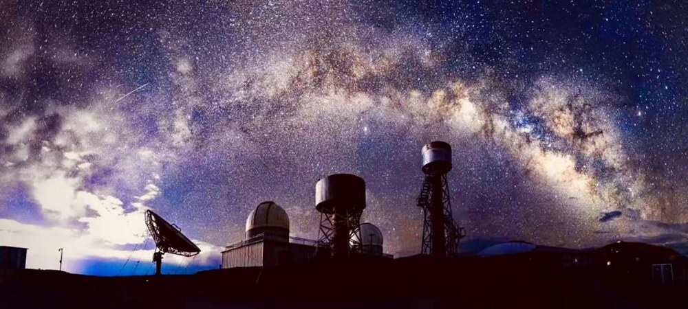 阿里暗夜星空。貢覺群培攝