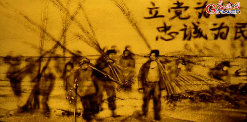 【沙畫(huà)】風(fēng)好正揚(yáng)帆，起航新時(shí)代
