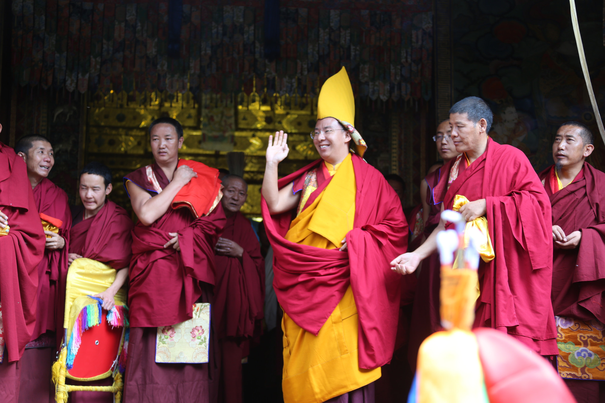 班禪在扎什倫布寺。攝影：王淑 (4).JPG