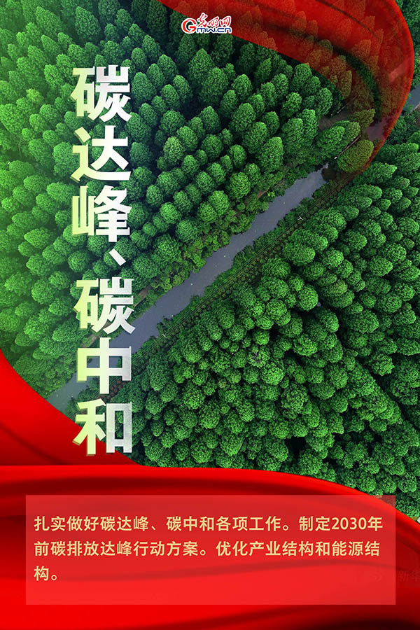 海報(bào)| 2021年政府工作報(bào)告，提到這些生態(tài)環(huán)保關(guān)鍵詞