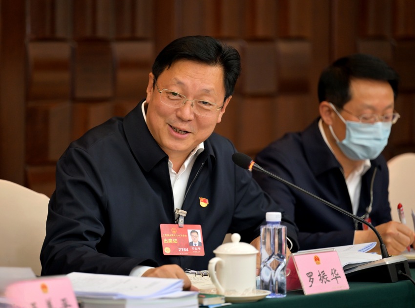 全國人大代表羅振華。