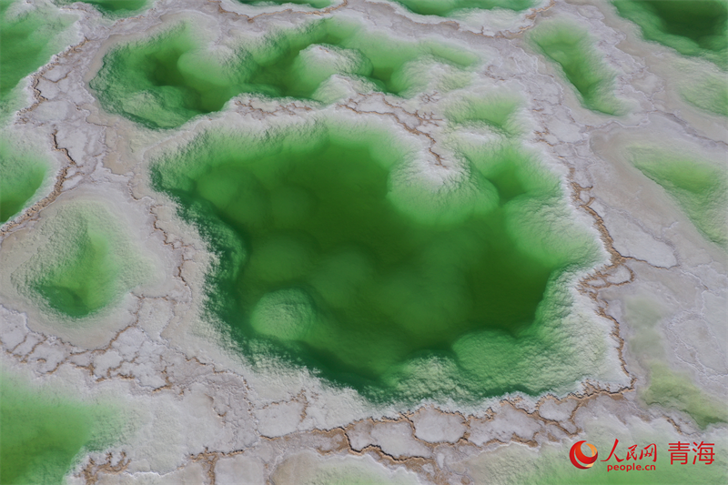 “鹽灘碧水”翡翠湖。人民網(wǎng) 況玉攝